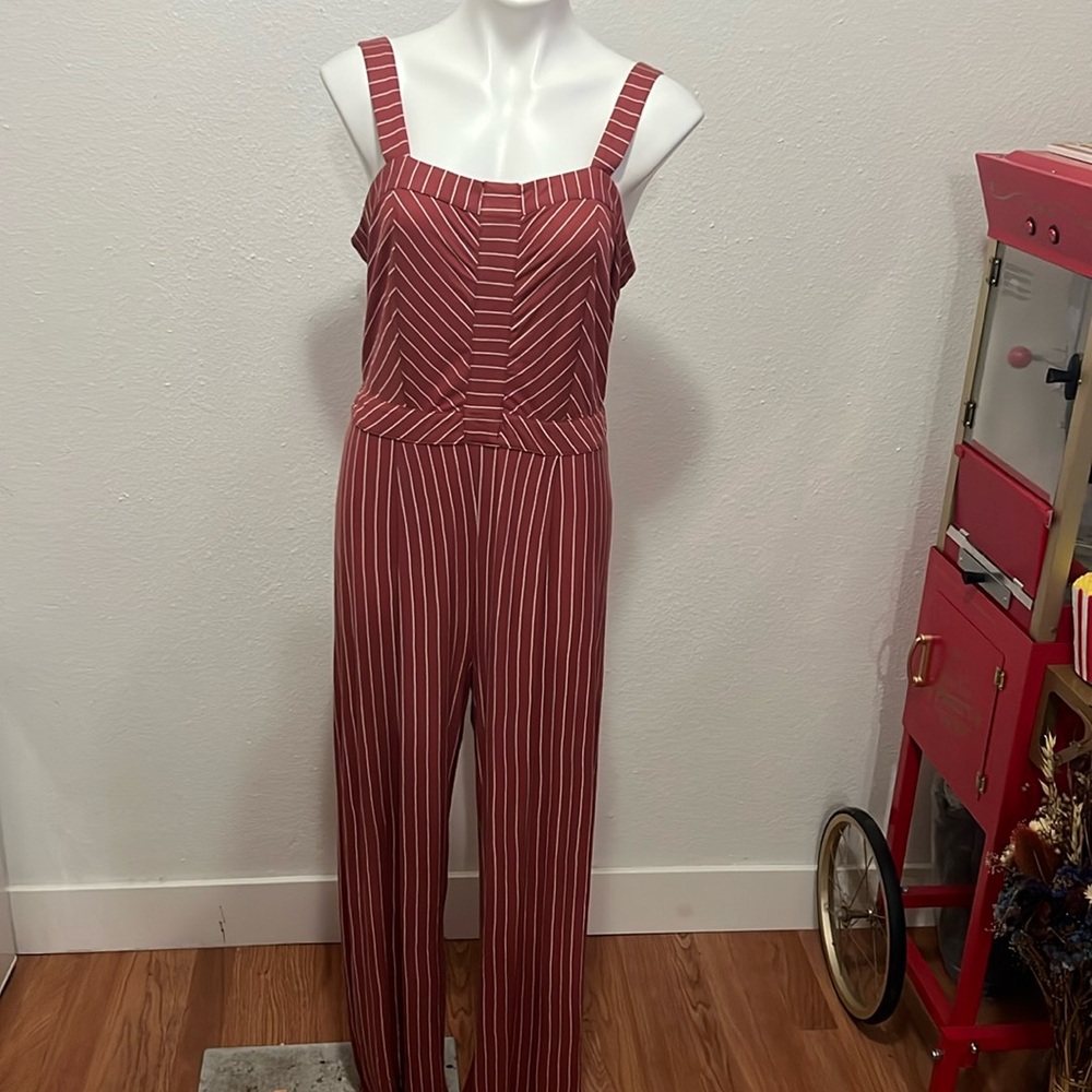 Hoity Toity Boutique Striped Romper Sz L